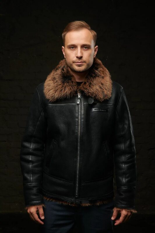 Куртка Пилот из тосканы B-3 Bomber (Toscana Black Montana)