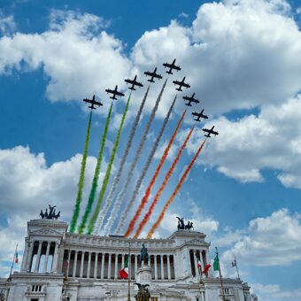 «Трехцветные стрелы» ВВС Италии: цель – высший пилотаж